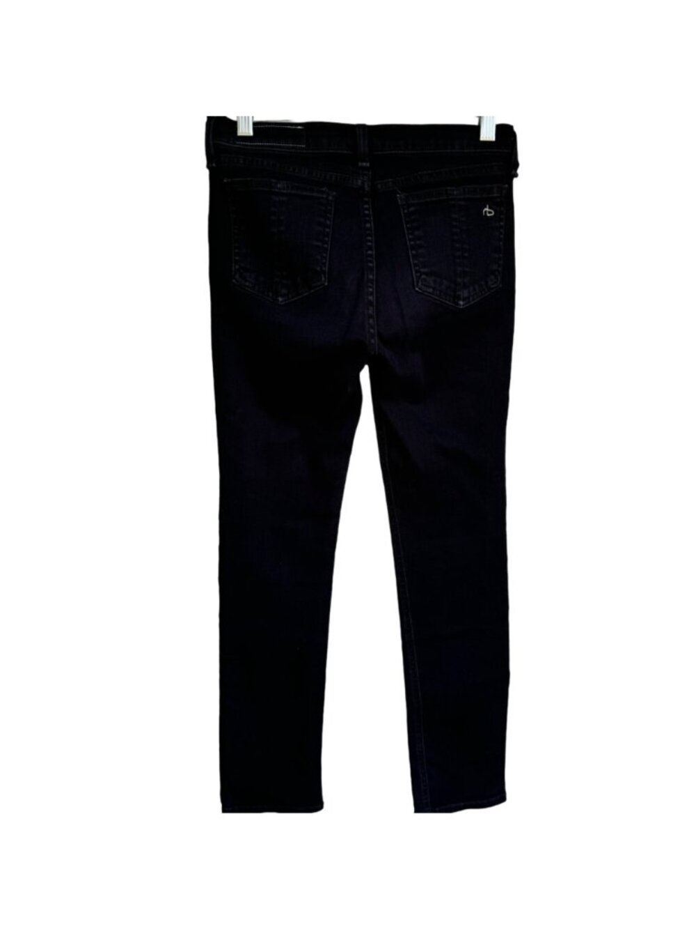 Rag & Bone Women's Coal Skinny Jeans Size 26 Button Fly Cotton Denim Designer - Picture 13 of 15